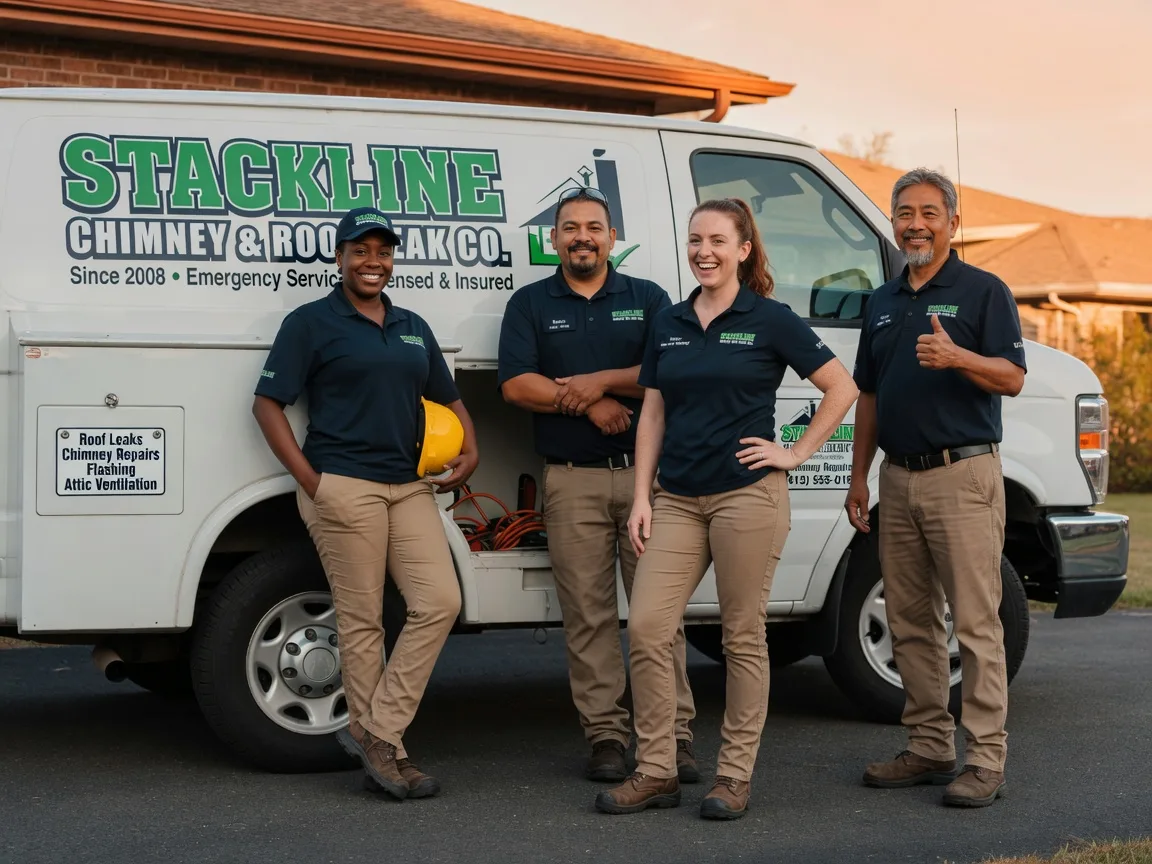 Chimney flashing repair company in Le Roy, MN